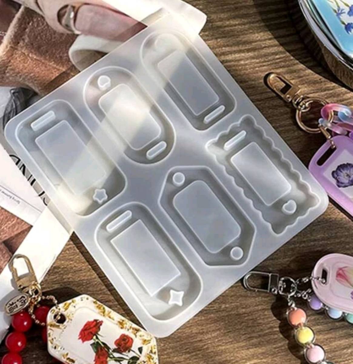 1個 タグ デザイン DIY シリコン型 新品未使用 匿名発送拍卖