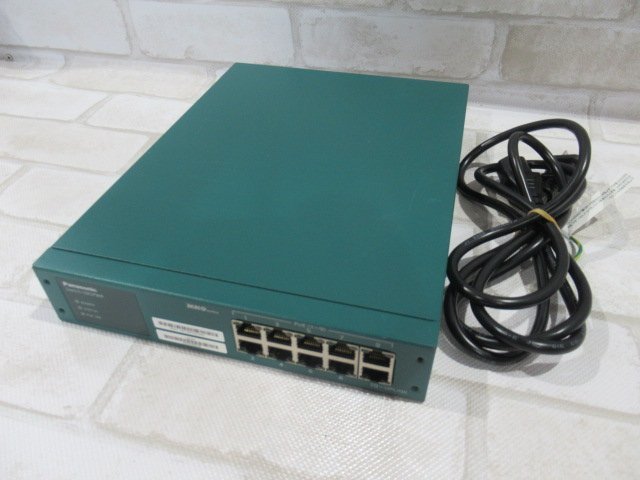 ▲Ω 新B 0009m 保証有 Panasonic【Switch-S9GPWR(PN24099)】パナソニック スイッチングハブ PoE給電・祝10000!取引突破!!拍卖