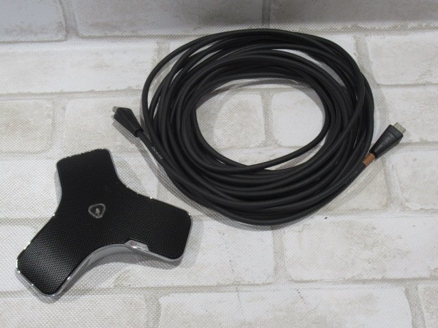 Ω 新D 0020♪ 保証有 POLYCOM ポリコム テレビ会議システム用マイク 接続ケーブル付・祝10000!取引突破!!拍卖