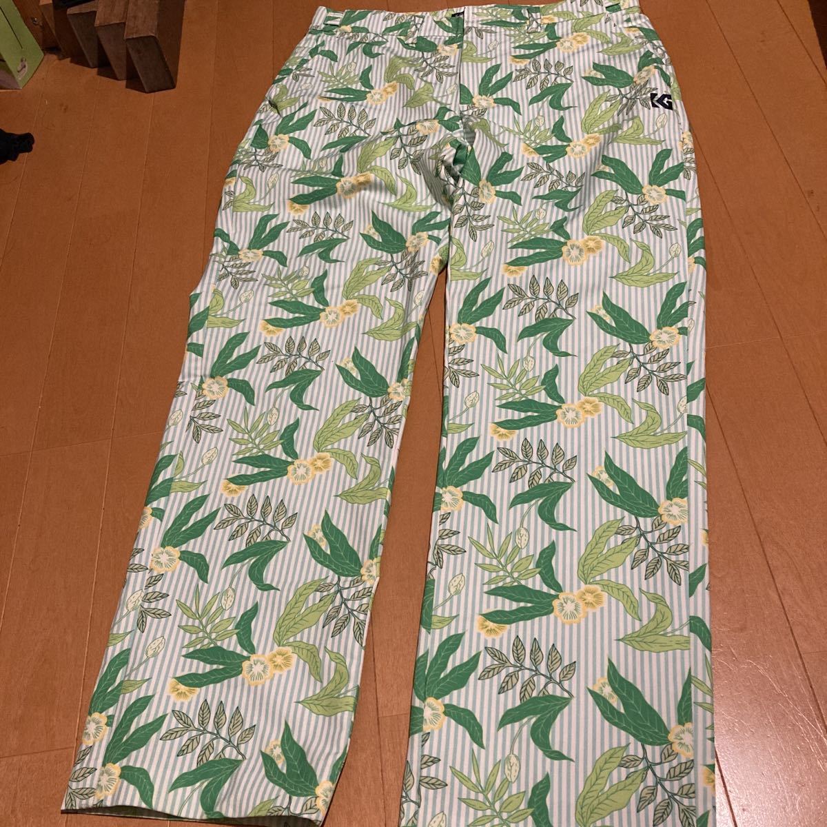 KG ALEX ゴルフパンツ 花柄 サイズL拍卖