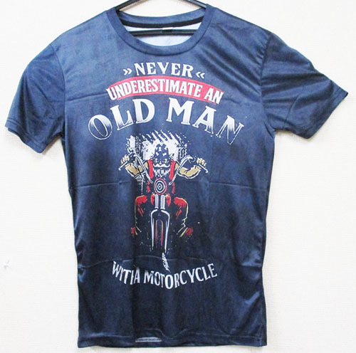 【新品・即決】OLDMAN Tシャツ ① M オールドマン アメリカン アメリカ USA バイク ブラック 黒 クリックポスト発送可拍卖