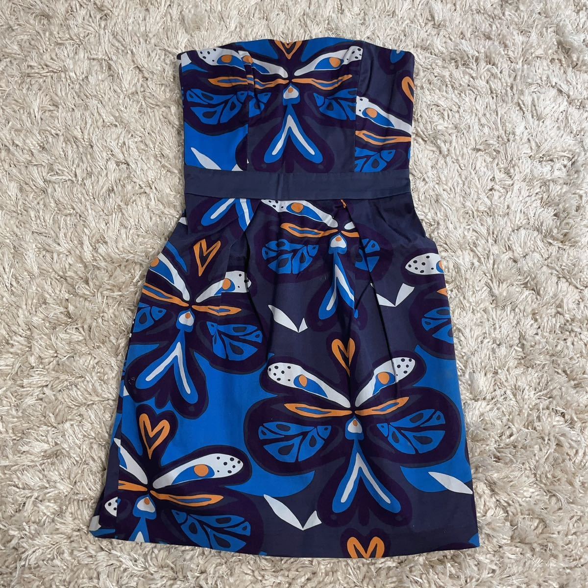 即決★フレンチコネクション FRENCH CONNECTION ベアトップワンピース ミニ 6 レディース サイズ拍卖