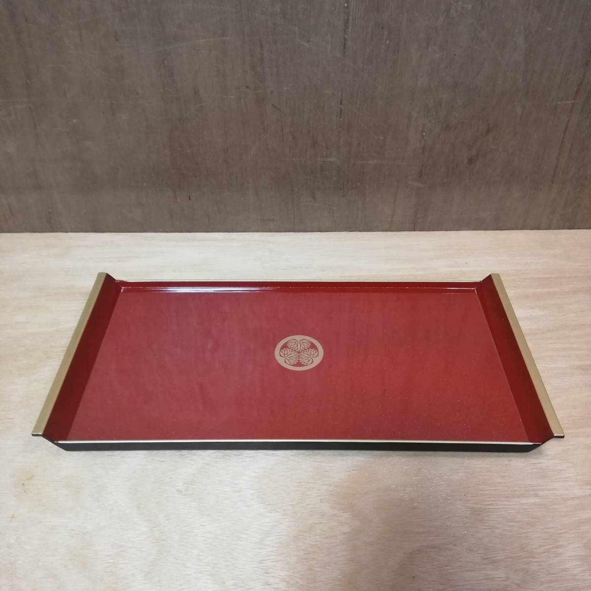 三葉葵 仏器膳 珠林寺 37cm×18cm 長手盆 仏壇 供養 祭壇 法要 新盆 初盆 粗供養拍卖