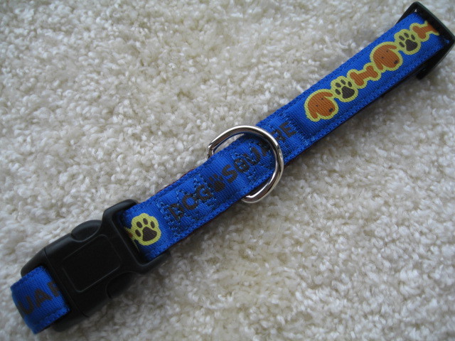 ★同梱お得★大型首輪-№6・DOGSQAREソフト・ブルー♪拍卖