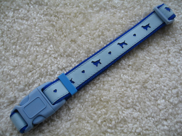 ★同梱お得★大型首輪-№9・かわいいシリーズ・ブルー♪拍卖