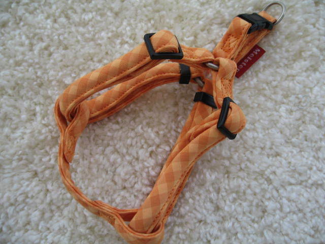 ★同梱お得★超小型犬胴輪-№39・ソフトチェック・イエロー♪拍卖