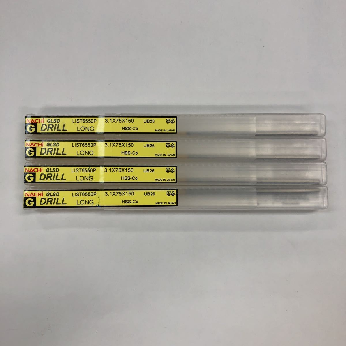 NACHI GLSD3.1X150 Gドリル・ロング 3.1X75X150MM拍卖