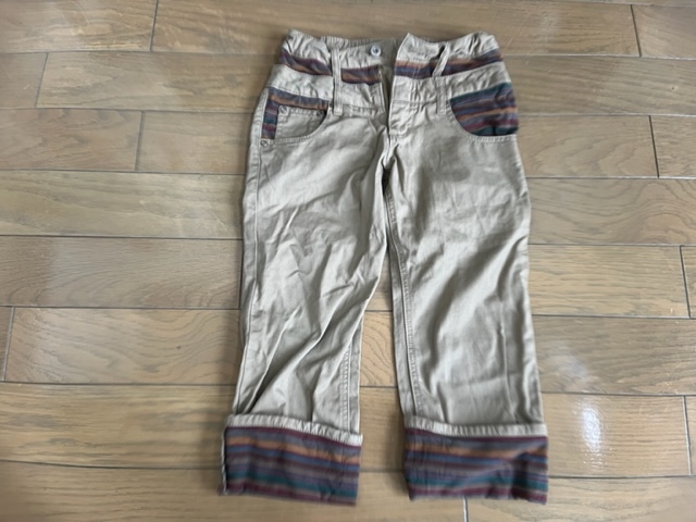 ★クロップドパンツ 140サイズ ゴム仕様拍卖