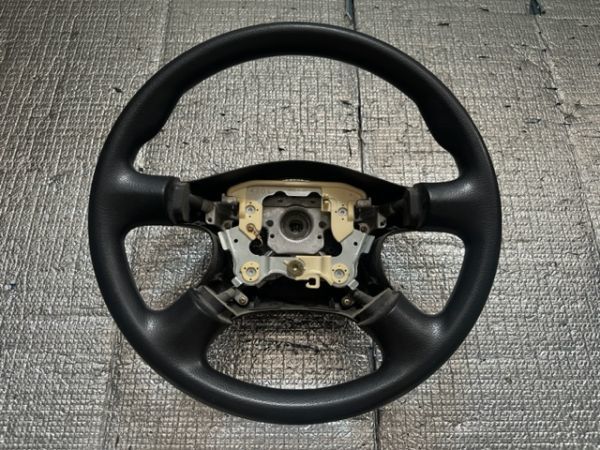 日産 NISSAN ウィングロード WFY11 純正 E23K 金/ゴールド系 ★部品取り★ ステアリング ハンドル No.2370拍卖