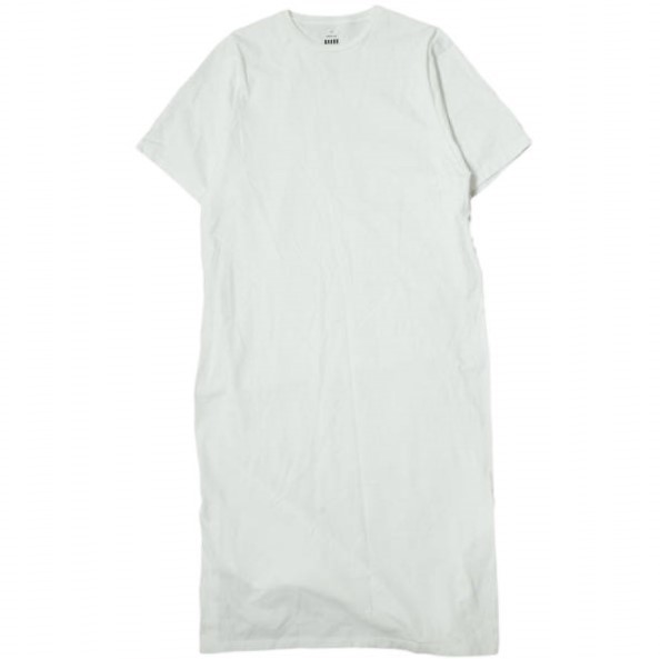 Graphpaper グラフペーパー 日本製 Jersey S/S Dress ジャージーショートスリーブワンピース 00 ホワイト 半袖 Tシャツ トップス g10092拍卖