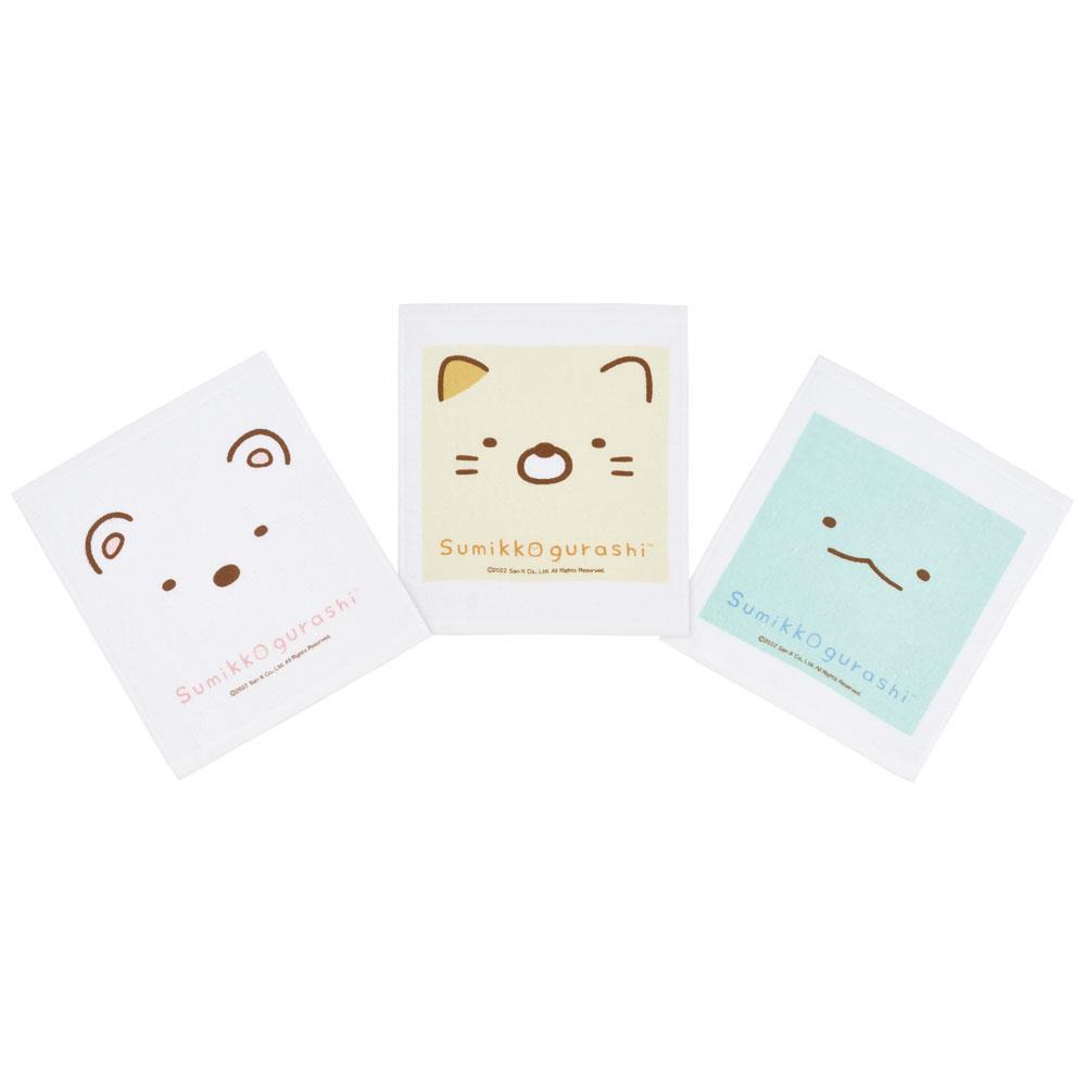 おしぼりタオル 3枚セット すみっコぐらし キャラクター スケーター拍卖