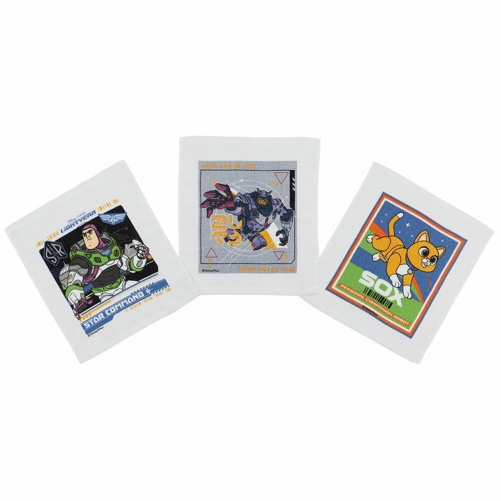 おしぼりタオル 3枚セット バズ・ライトイヤー ディズニー キャラクター スケーター拍卖