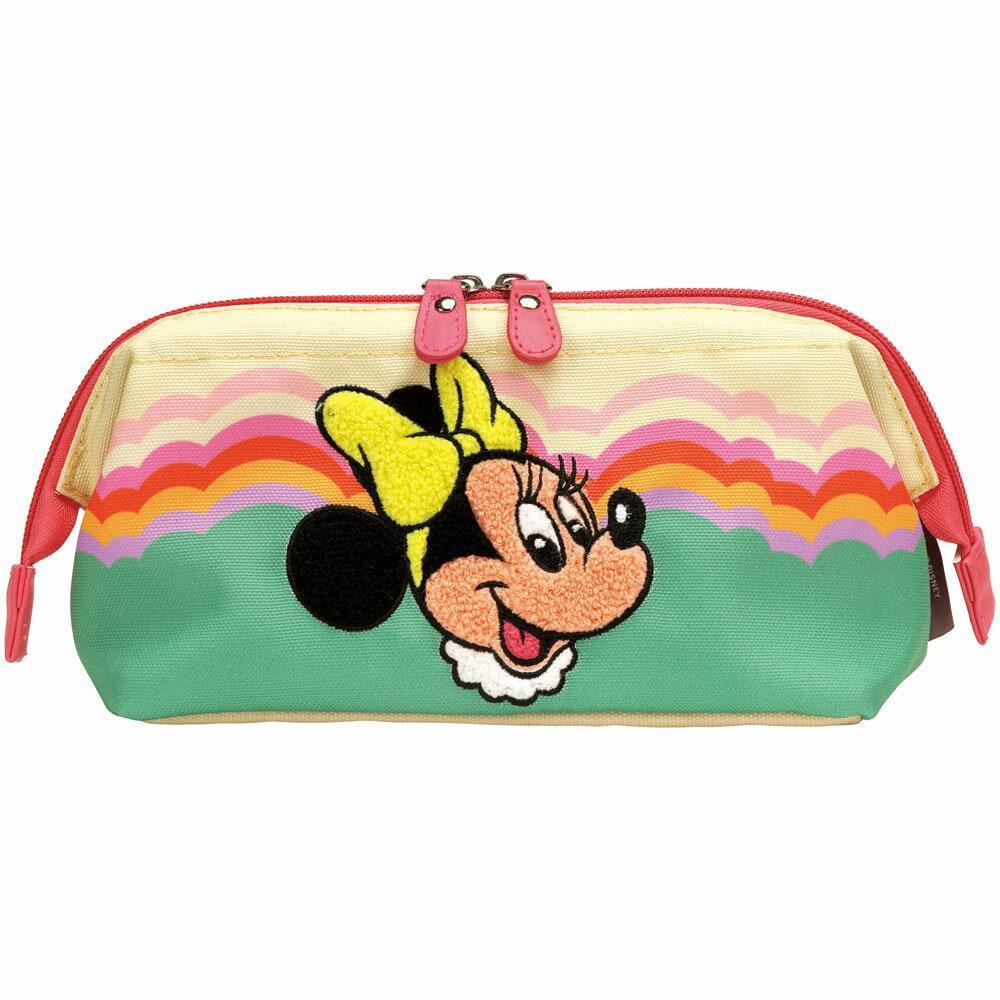 がま口ポーチ 化粧ポーチ 小物入れ ペンポーチ ディズニー レトロ ミニーマウス スケーター拍卖
