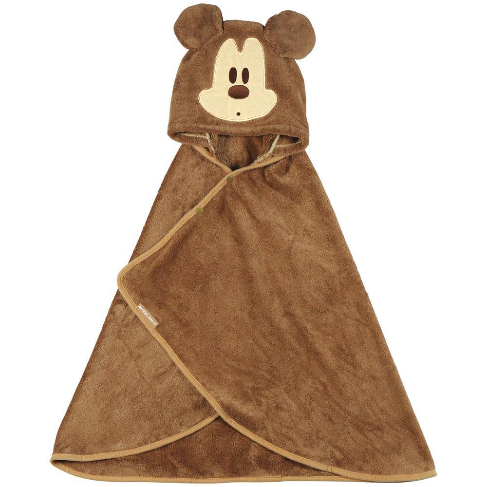 ミッキーマウス フード付バスポンチョ バスタオル 吸水速乾 マイクロファイバー お風呂 スイミング 子供 キッズ キャラクター スケーター拍卖
