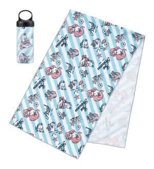 アリエル 接触冷感タオル クールタオル ケース付き 冷却タオル 抗菌 防臭 キャラクター ディズニー Disney スケーター拍卖