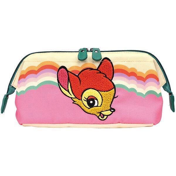 がま口ポーチ 化粧ポーチ ペンポーチ ディズニー レトロ バンビ スケーター拍卖