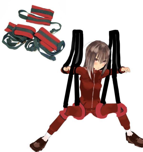 拘束具 ドア拘束 拘束ベルト 拘束縄 レッド ブランコ 吊るし具 縄師 赤拍卖