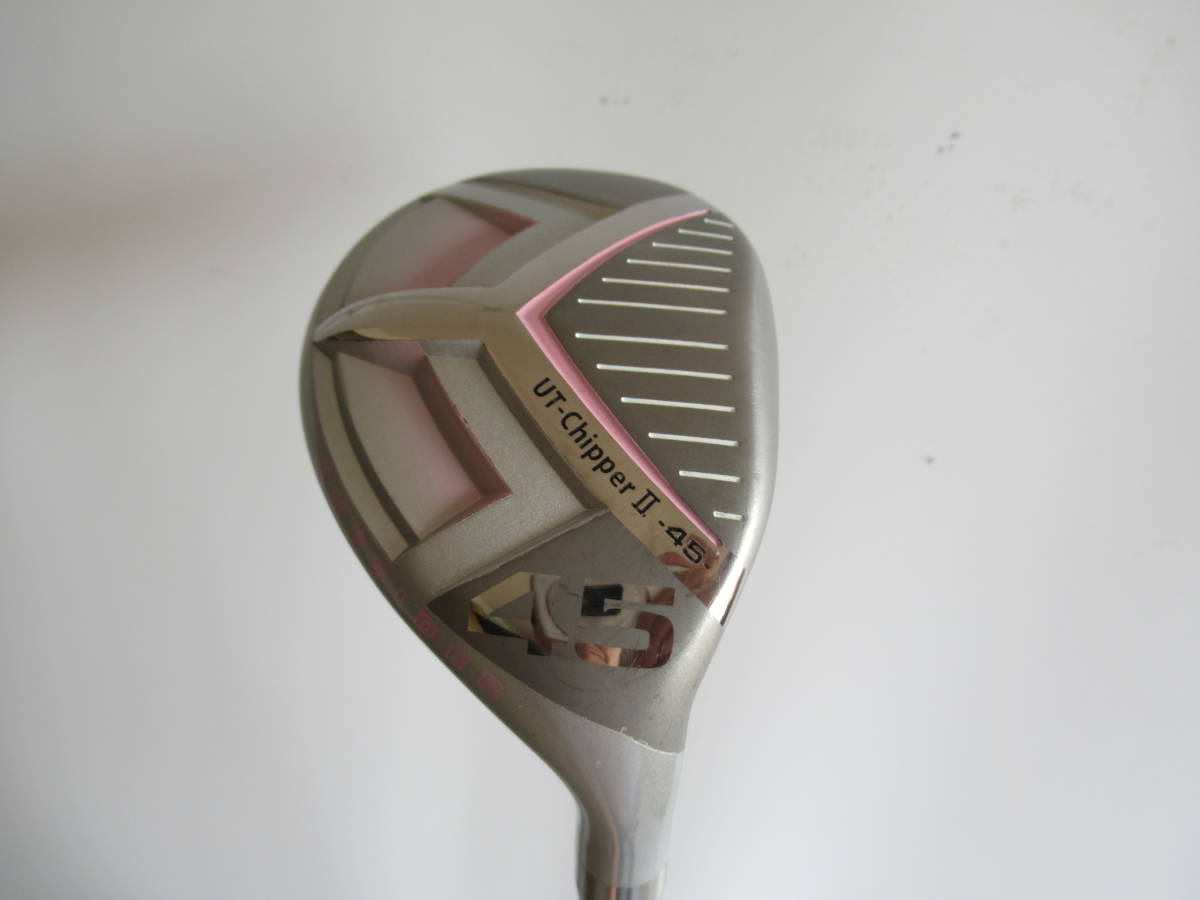 ★TSURUYA ツルヤ ONESIDER UT-chipper1145 ウェッジ UT 45° 純正スチールシャフト F319★レア★激安★中古★レディース★グリップ劣化★拍卖