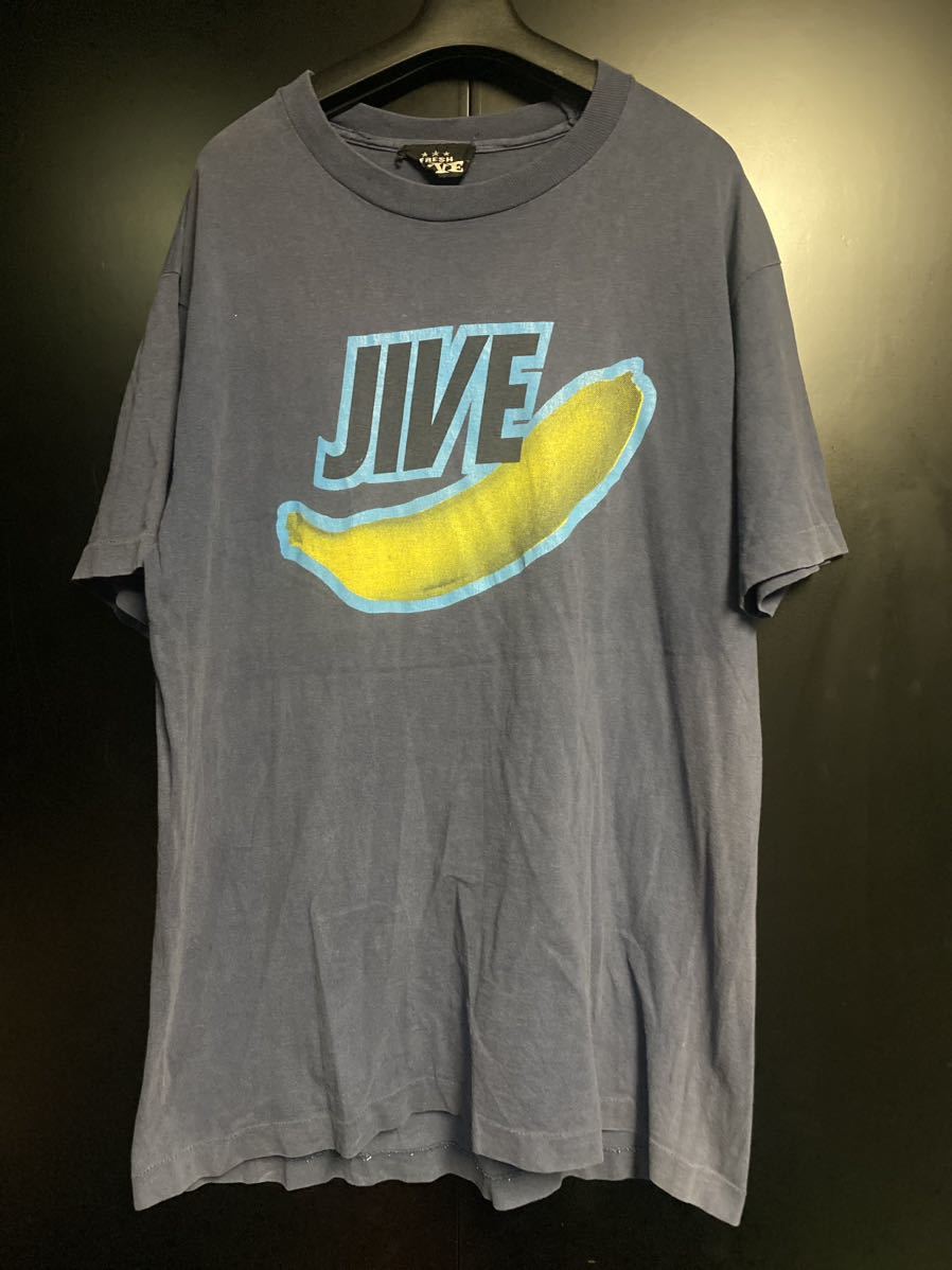 激レア90'S 当時物 fresh jive ロゴTシャツ ヴィンテージ XL フレッシュジャイブ NIKEロゴパロディT シングルステッチ オールドスケート拍卖
