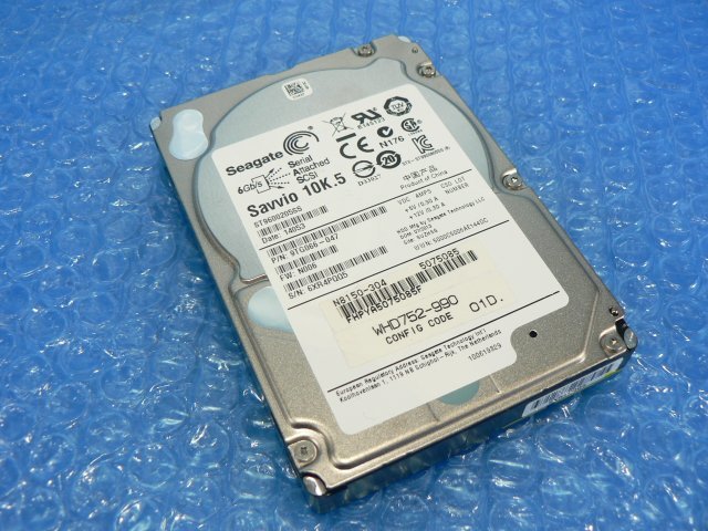 1DOL // NEC N8150-304 600GB 2.5インチ SAS 10K(10000)rpm 6Gb/s Seagate Savvio 10K.5 ST9600205SS // NEC Express5800/R120b-2 取外拍卖