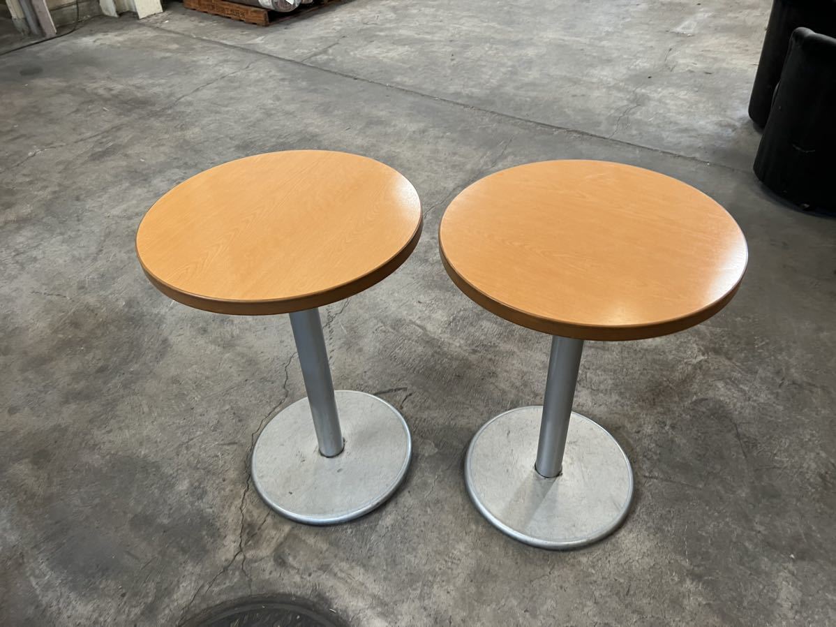中古品 業務用 丸テーブル 1台からのばら売り 最大4台までまとめ買い可能 H70cm 飲食店 群馬 店舗家具拍卖