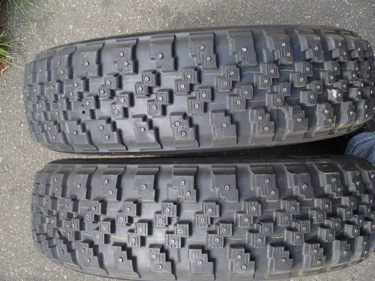 フルピン スパイク IT14 ADVAN 175/65R14 2本 カップピン アドバン 氷上 スノーアタック ラリー 選手権拍卖