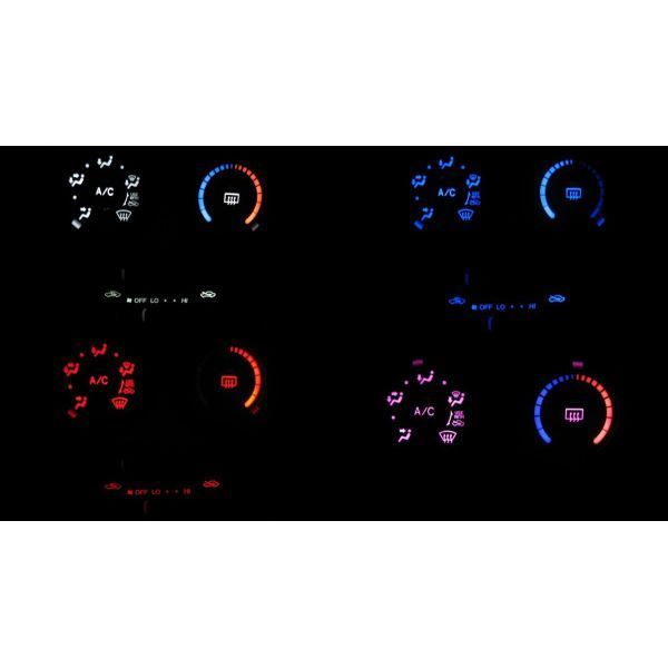 ハイエース 200系 LEDエアコン照明セット! ピンク拍卖