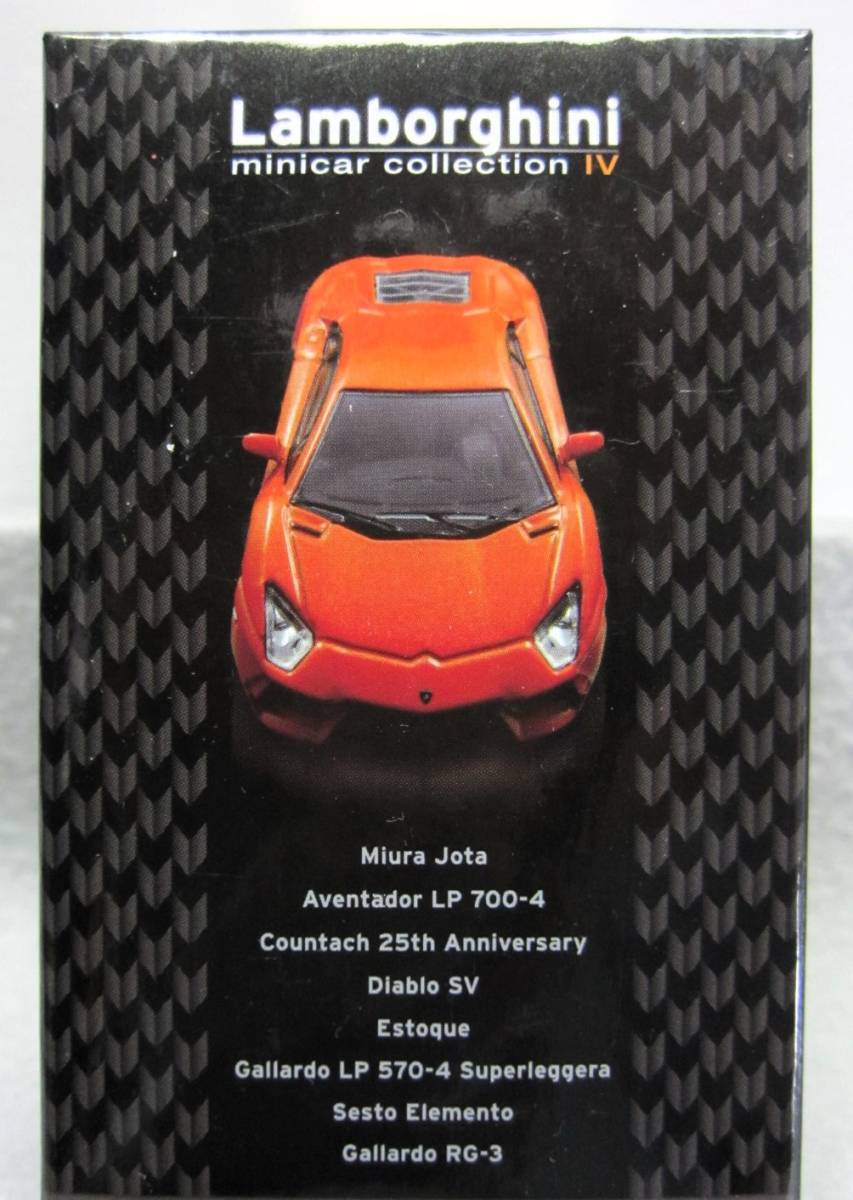 京商1/64★ランボルギーニ ミニカーコレクション4★LAMBORGHINI Miura Jota レッド★KYOSHO2012拍卖