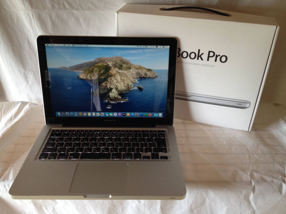 TNB-0038 Apple MacBook Pro Mid 2012 MD101J/A 13.3インチ i5 2.5GHz 4GB SSD 512GB Cataline/Windows10Pro&Office 箱・純正AC付拍卖