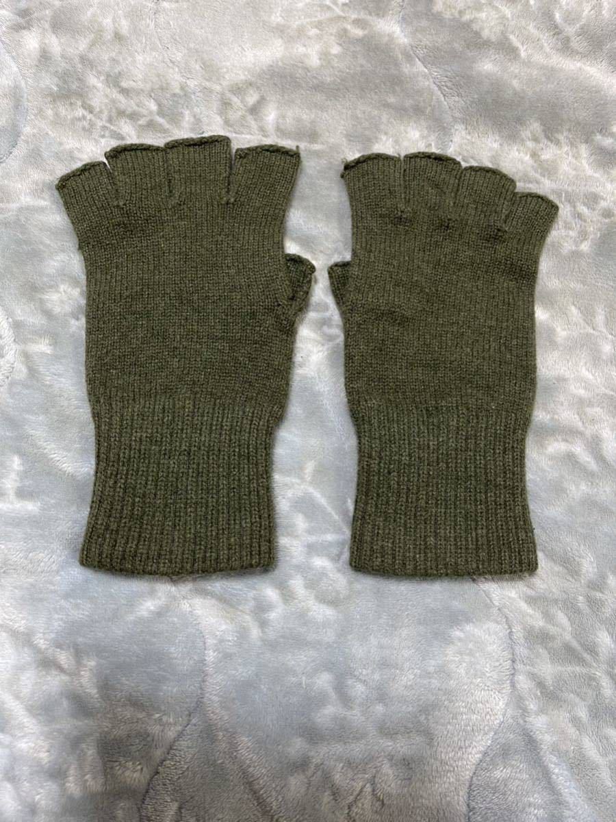 【即決】【送料最安360円】 NUMBER NINE ナンバーナイン FINGERLESS KNIT GLOVE ニットグローブ 指抜き 手袋 小物 即決早い者勝ち拍卖