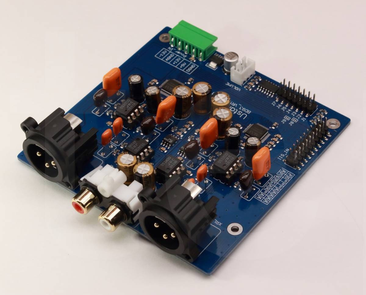 D/Aコンバーター基板 DACA93D 旭化成AK4493EQ*2枚 DualMono デュアルモノ I2S接続 デュアルLT1763給電 送料410円拍卖