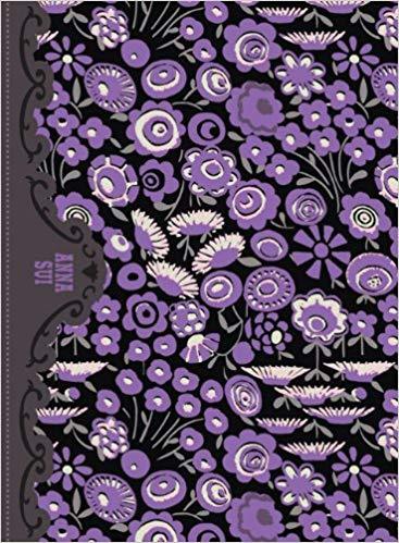 Anna Sui Fabric Journal 洋書 アナスイ ノート 手帳 メモ帳 JOURNAL CHRONICLE BOOKS 黒×紫 拍卖