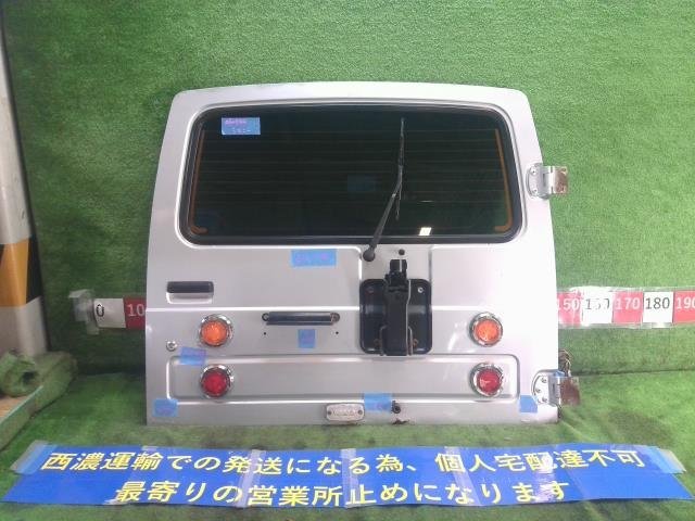 〇 スズキ ジムニー JA22W バックドア リアゲート ドア ゲート ランプ系社外 ランプ付 ナンバー灯付 腐食有り 現状販売 中古 ★大型商品★拍卖