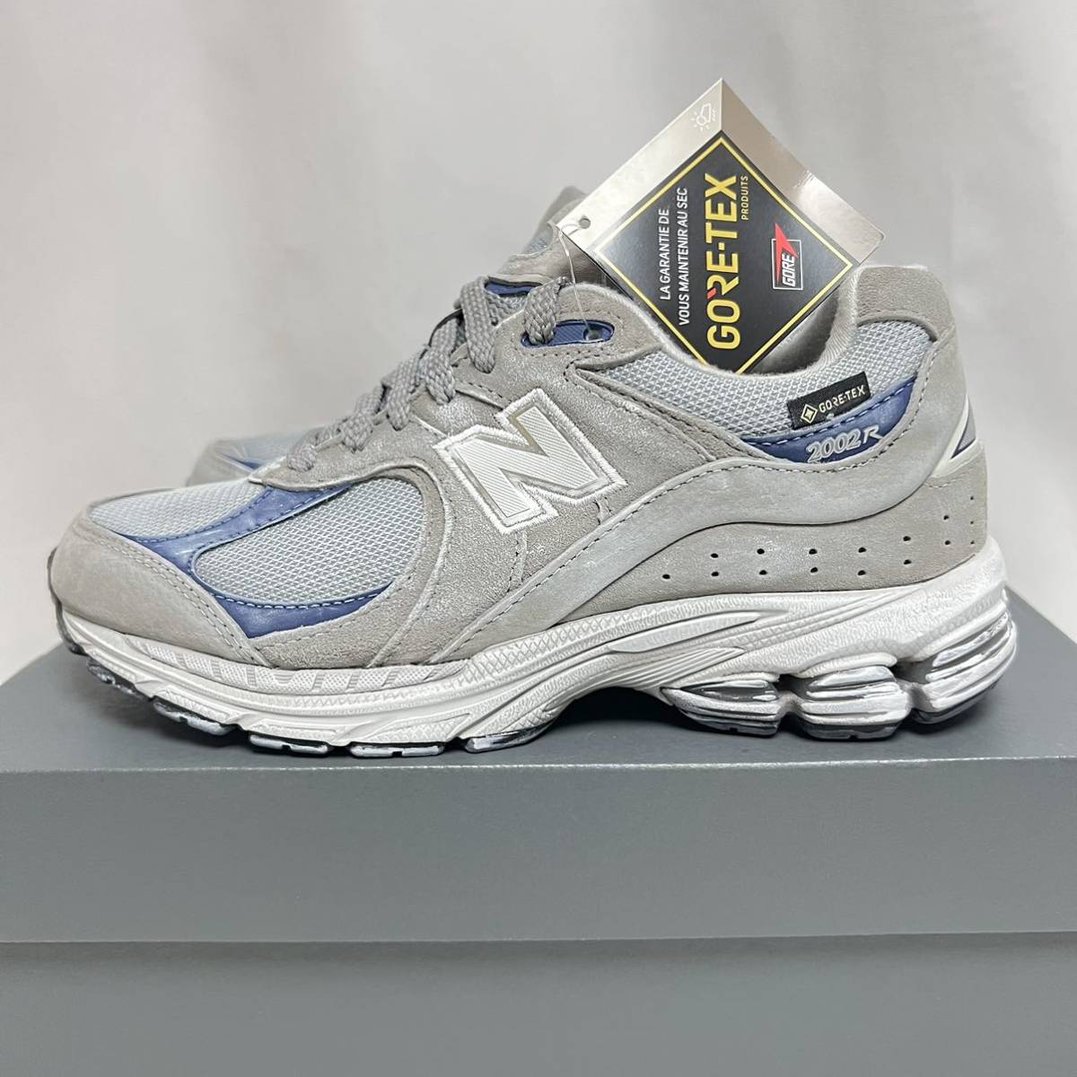 23cm 新品 ニューバランス 2002R グレー ゴアテックス GORETEX 防水 NEWBALANCE ゴア 2002 RXB M2002R レザー GORE-TEX GTX ヴィンテージ拍卖