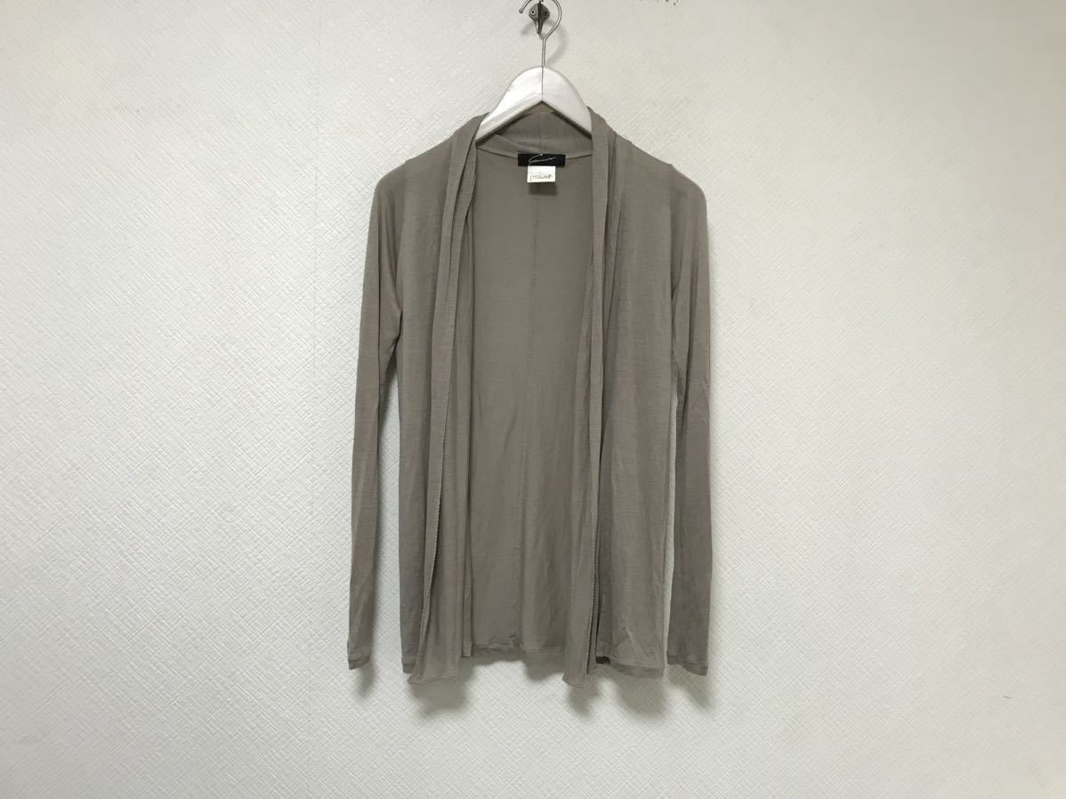 本物スタニングルアー STUNNINGLUREレーヨンカシミヤ薄手ニットカーディガン長袖ビジネススーツアメカジレディース日本製グレーフリー拍卖