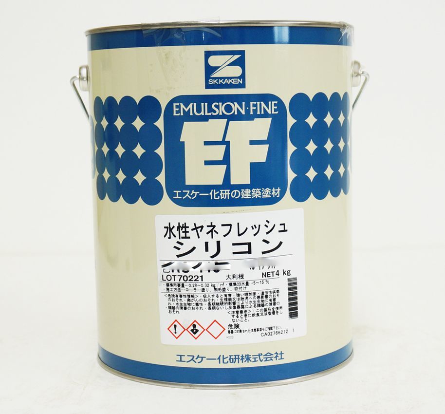 水性ヤネフレッシュシリコン 4kg 標準色 エスケー化研 屋根用シリコン樹脂塗料 Z26拍卖