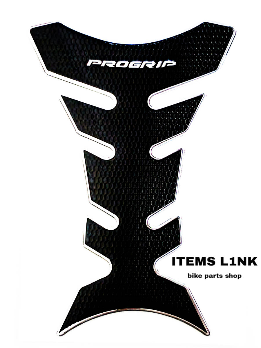 LK7-1SV 3D タンク パッド パット 銀黒 TZR250/R R1-Z RZ250/R/RR SR400 XJR/400/1200/1300/R YZF-R/25/6/1/125 MT-25 MT-3 汎用拍卖