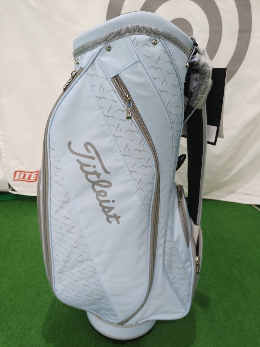即決価格◇未使用品◇キャディバッグ◇9型◇タイトリスト 限定モデル◇Titleist◇ネームプレートあり◇スカイブルー CB2SC-SKY拍卖