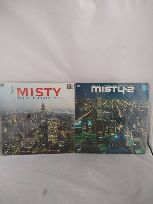 L8498 LD・レーザーディスク MISTY1・ 2 横田昭男 原信夫とシャープス&フラッツ 2枚セット拍卖