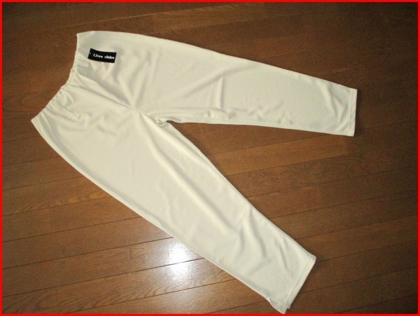 Livre claire/ニッセン◇LL 未使用 パンツ ベージュ 裾脇スリット入 ウエスト 77-85拍卖