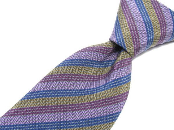 RICHEL(リッチェル) シルクネクタイ ストライプ柄 SPAIN製 840157C173R12拍卖