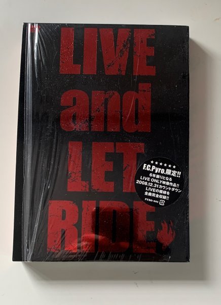 ★貴重★LUNA SEA J★DVD★ファンクラブ限定★LIVE and LET RIDE★F.C.Pyro拍卖