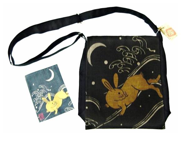 開運亭 - 渋い和柄のショルダーバッグ(福うさぎ)拍卖