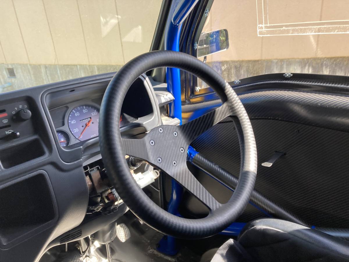 ドライカーボン製 ステアリング ディープコーン 330ミリ Φ33拍卖