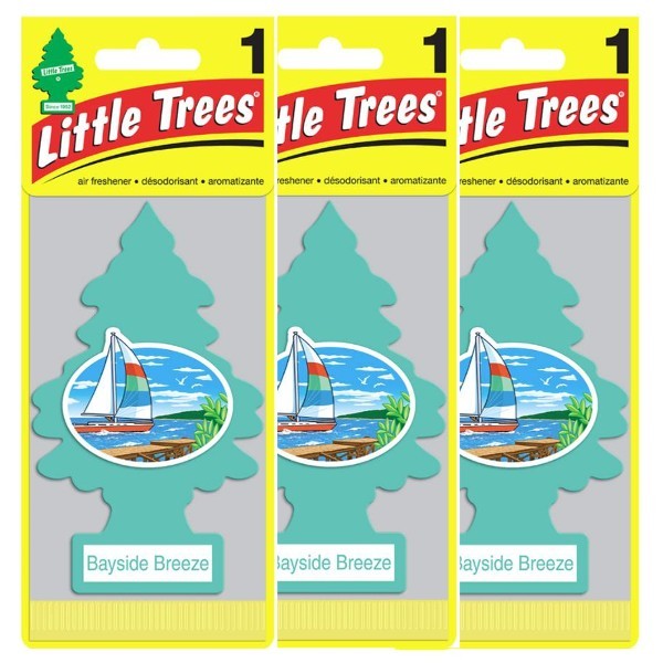 リトルツリーエアーリフレッシュナー ベイサイド・ブリーズ 3枚セット拍卖