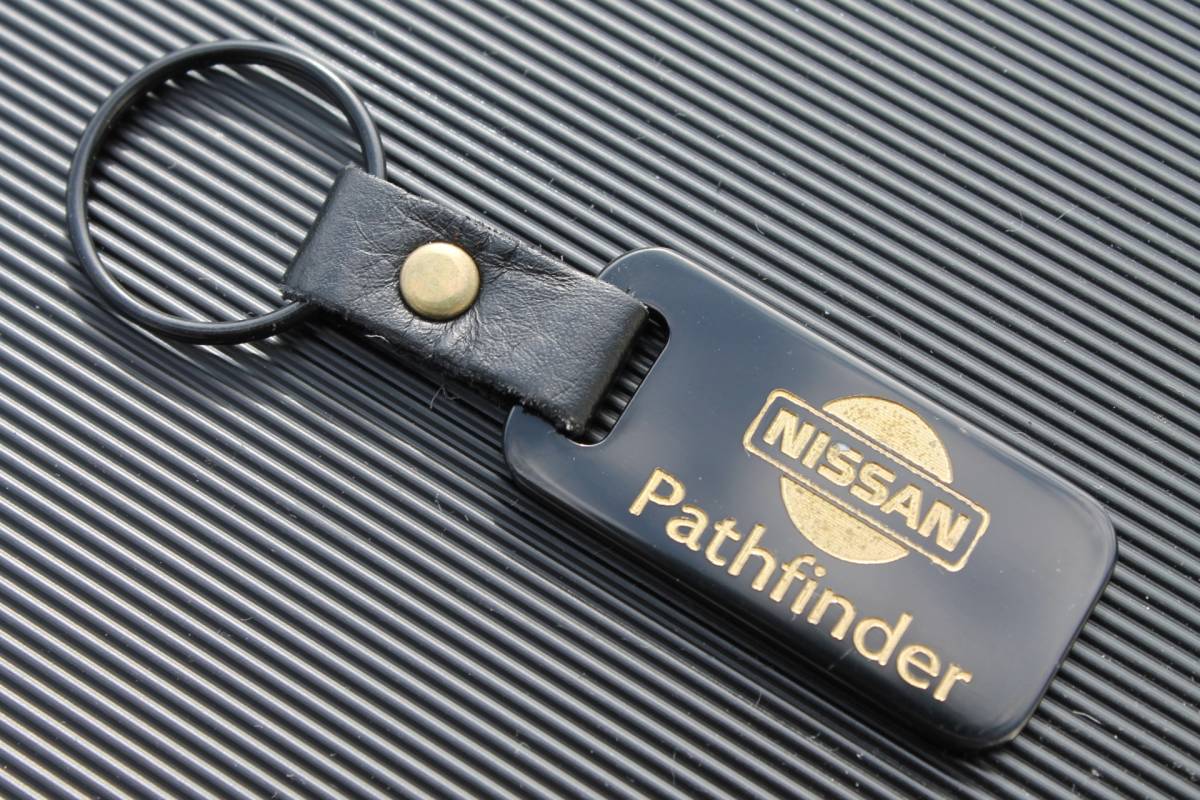 日産テラノ PATHFINDER USキーホルダー NISSAN 新品 メーカーライセンス品 ブラック 北米日産拍卖