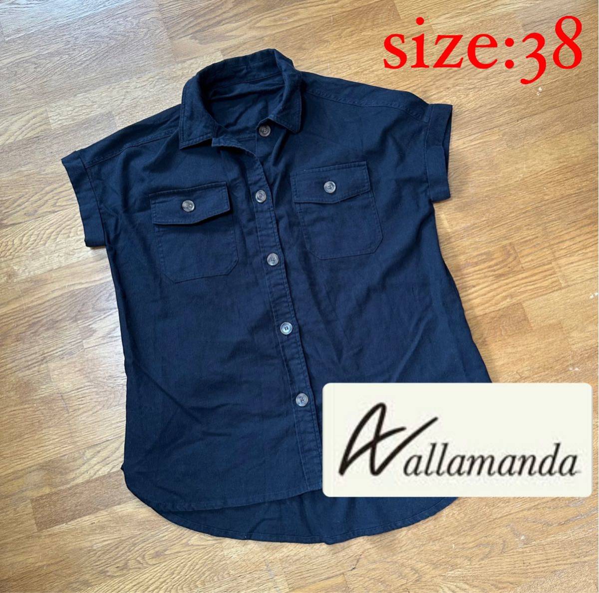 アラマンダ 半袖 ショートスリーブ シャツ Mサイズ拍卖