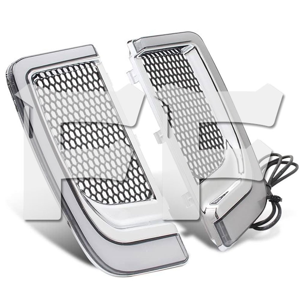 ハーレー ツーリング ロードグライド ストリートグライド.. 2014-2023 LED ランニング ウィンカー フェアリンググリル 新品拍卖