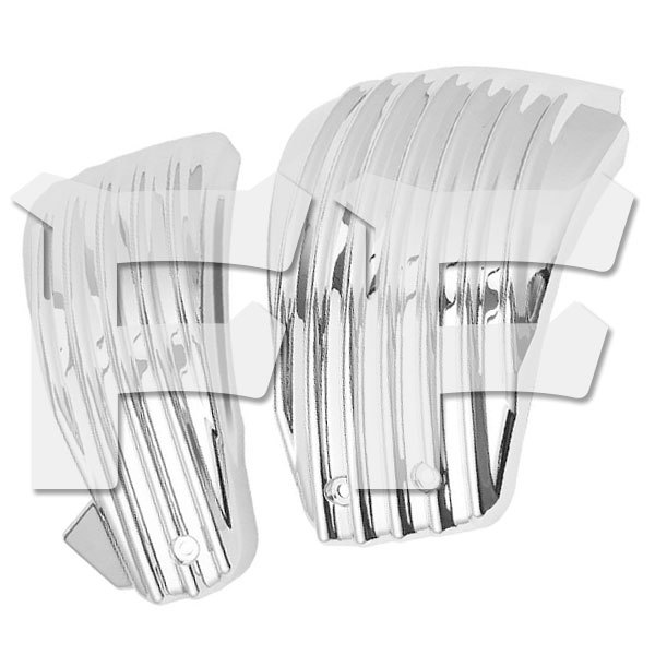 ハーレー ソフテイル M8 Calle BOB 18~23 FLDE FLHCS FXBB FLSL FXLRS FXLR バッテリーカバー クローム 左右組 新品拍卖