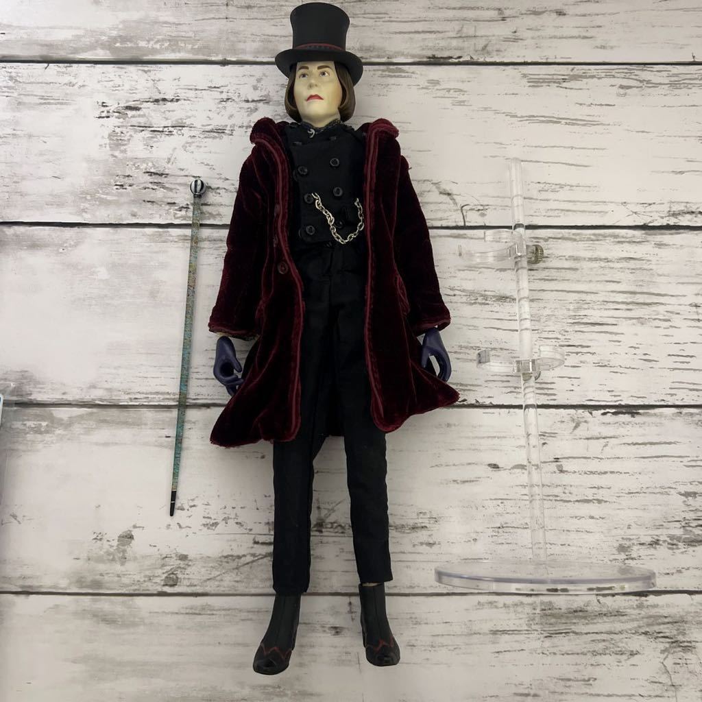 【現状品】約30cm 1/6 フィギュア 映画 チャーリーとチョコレート工場 ジョニーデップ ウィリーウォンカ ウォンカチョコ拍卖